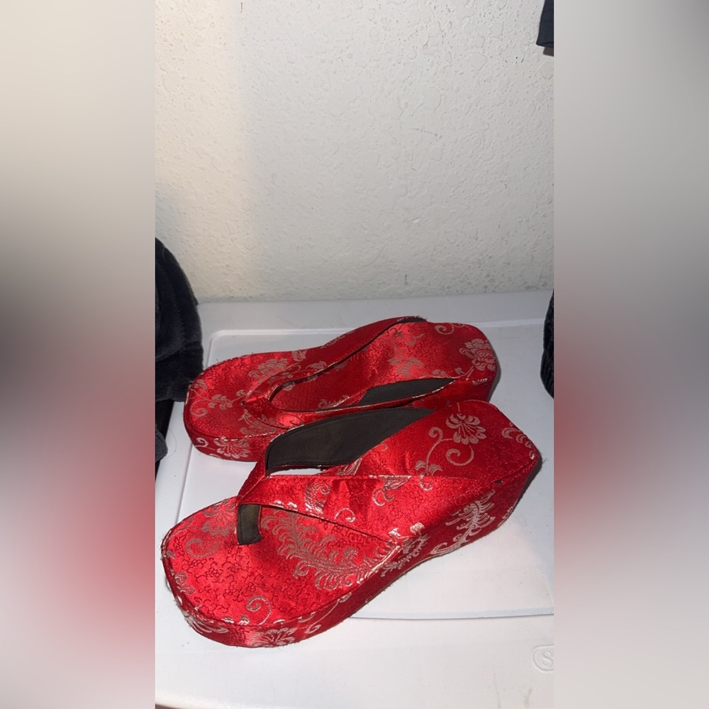 Japanese Vintage Geisha Slippers Zori Shoe Kimono Sandals
